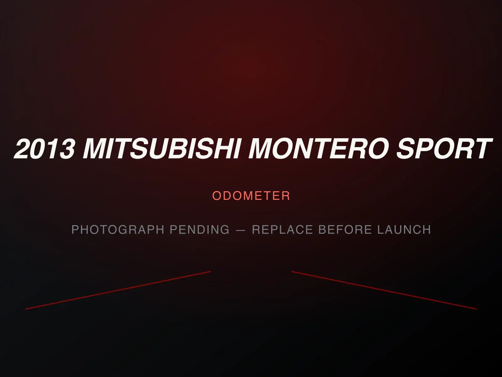 2013 Mitsubishi Montero Sport — image 4